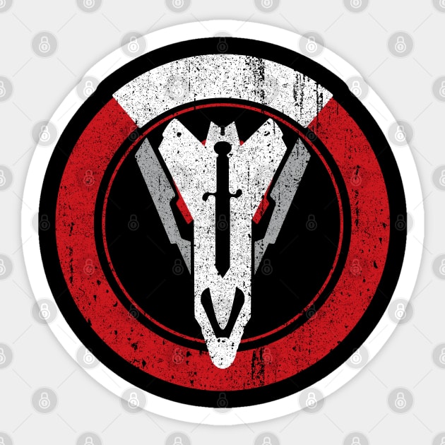 Blackwatch Crest Sticker by huckblade